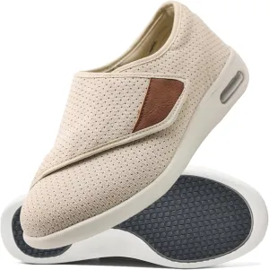 Men's Diabetic Shoes Slip On Casual Shoes Extra Wide Walking Shoes for Edema Hook Loop Recovery Casual Shoes for Swollen Feet Running Walking Slip On Sneakers
