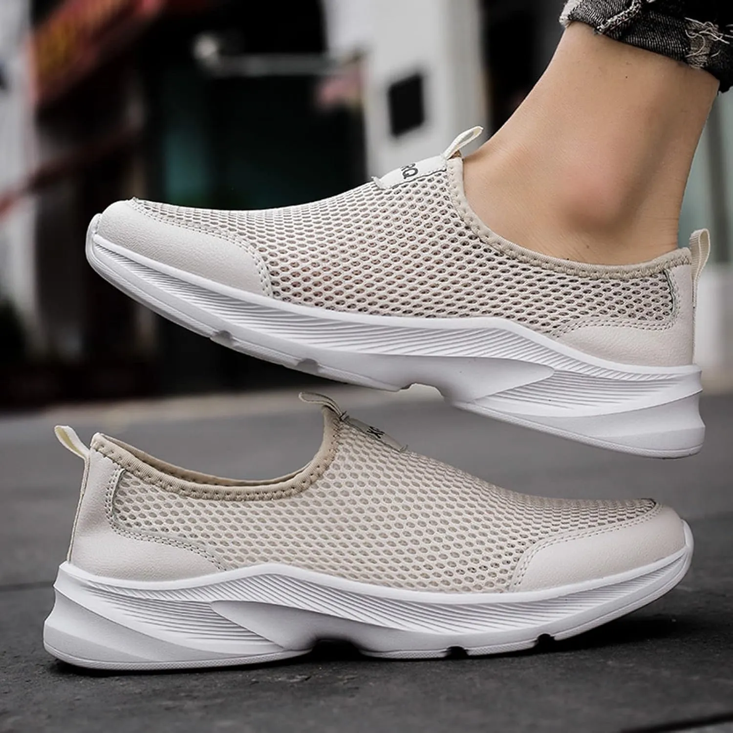Men's Shoes Men's Fashion Sneakers Tennis Shoe for Men Slip on Shoe for Men Sport Running Trail Sneaker