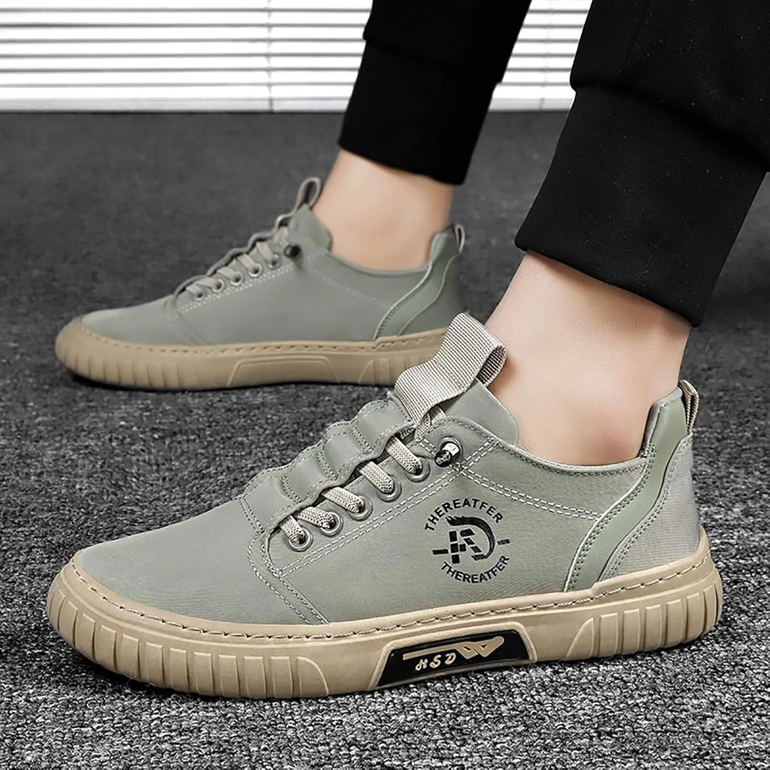 Mens Slip on Shoes Mens Walking Shoes Sneaker for Men Shoe for Men Breathable Running Trail Sneaker