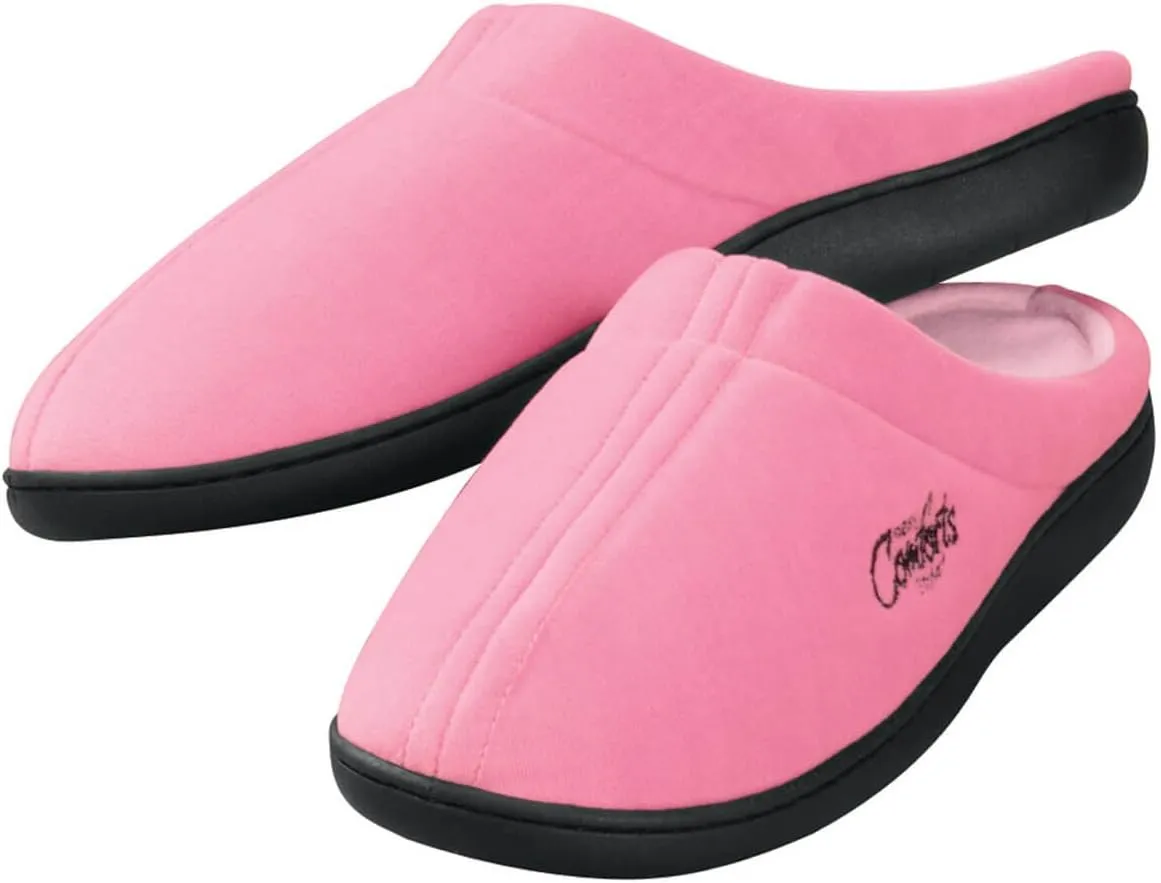 Miles Kimball Easy Comforts StyleTM Memory Foam Slippers