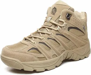 Military Tactical Boots, Motorcycle Combat Hiking Boots Military Work Boots Desert Boots Military Boots for men Breathable Military Combat Desert Boots