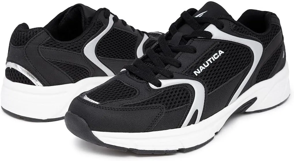Nautica Mens Running Sneakers Sport Fashion Lace-Up Athletic Soft Shoes for Gym Tennis Men  Cushioned, Breathable, Lightweight & Comfortable