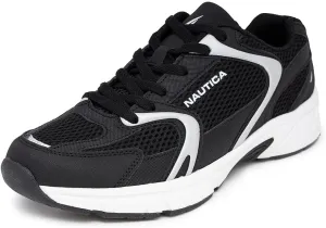 Nautica Mens Running Sneakers Sport Fashion Lace-Up Athletic Soft Shoes for Gym Tennis Men  Cushioned, Breathable, Lightweight & Comfortable
