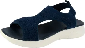 orthopedic sandals women arch support Walking Sandals Comfortable Plantar Fasciitis Open Toe Non-slip Platform Sport Sandal Mesh Thick-Soled Fishmouth Flying Woven Dress Sports Athletic Shoes