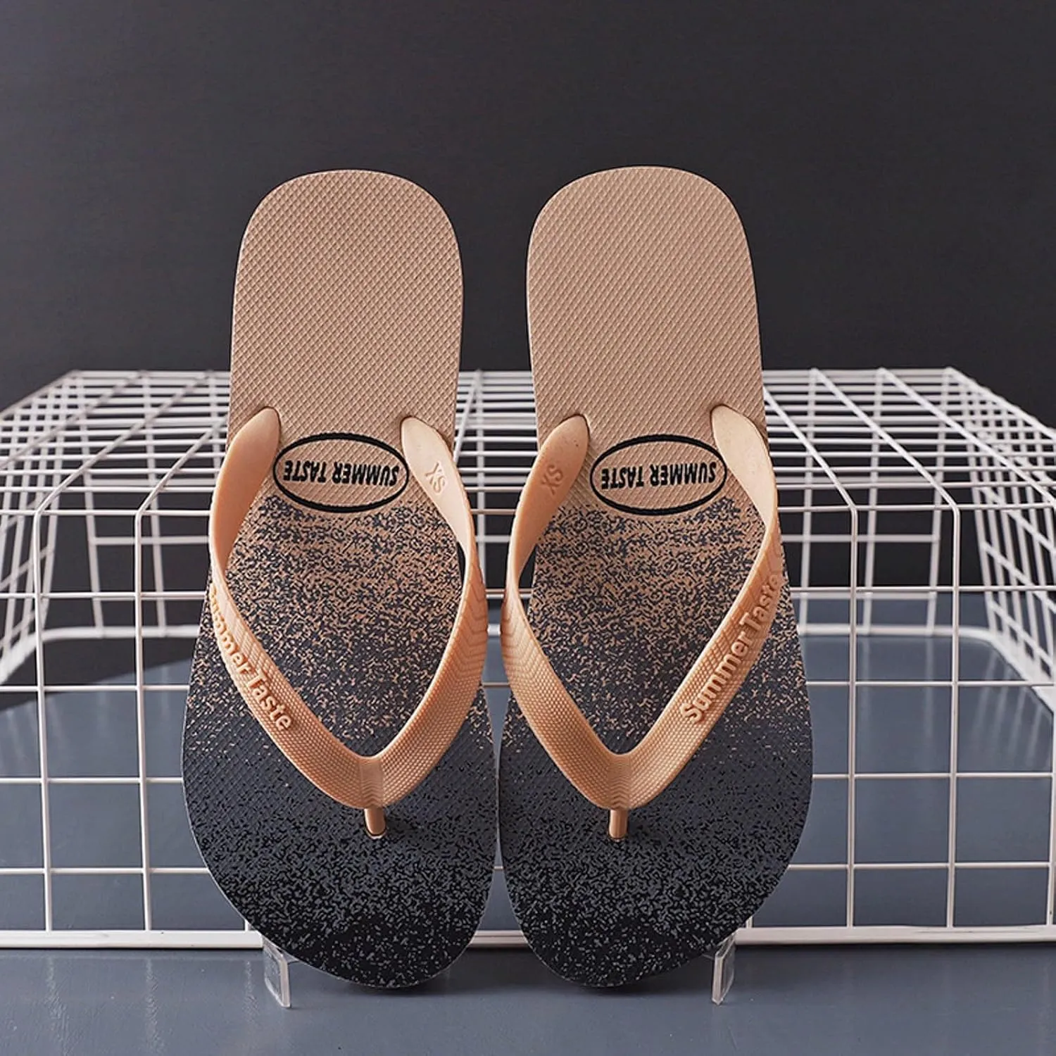 Roorsily Men's Flip Flops Fashion Household Indoor Slippers Shower Slippers Memory Foam Summer Slippers Outdoor Slippers