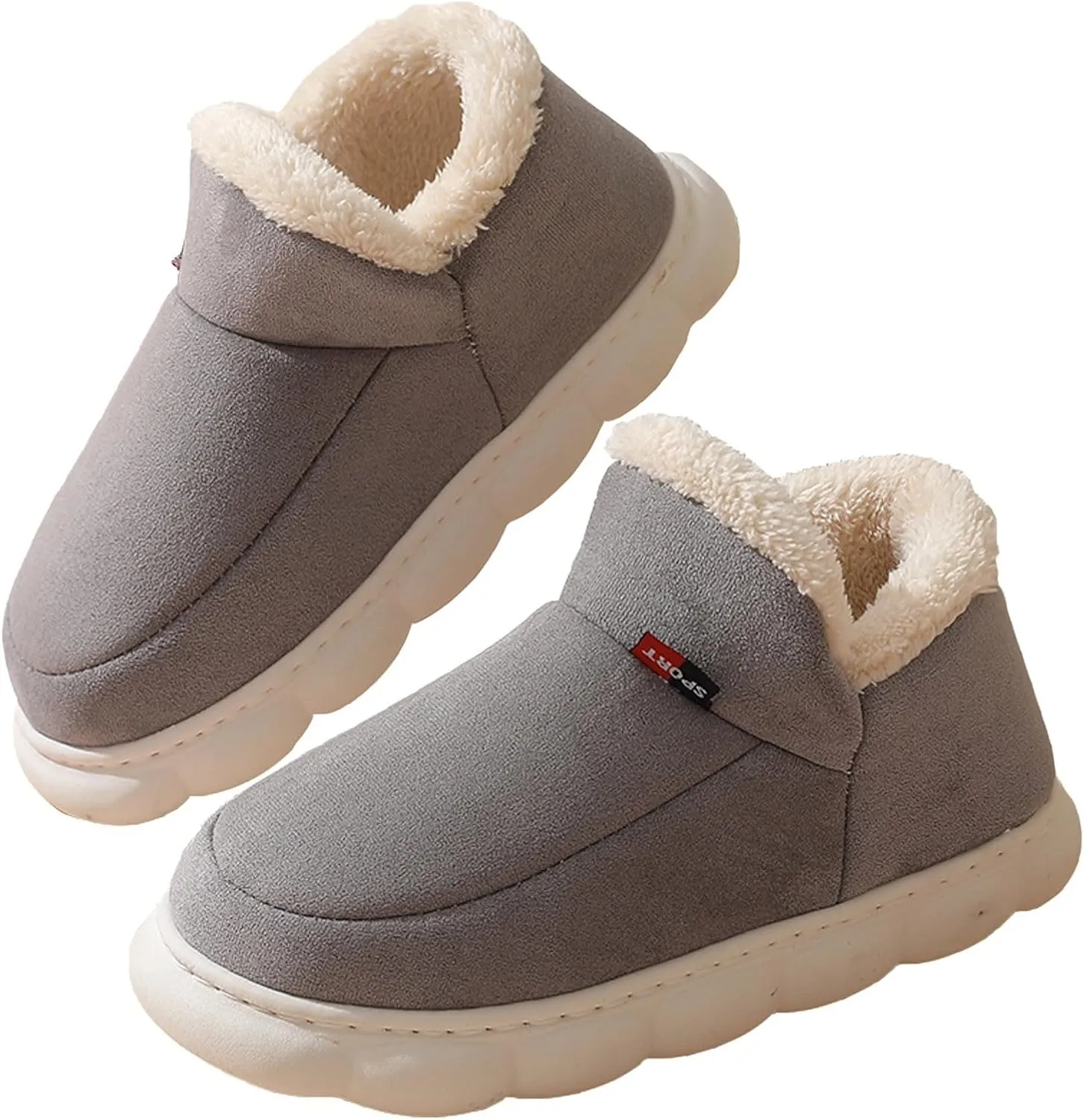 Slippers for Women Fashion Fuzzy Slippers Indoor Thickened For Non-Slip Warm House Shoes Indoor Outdoor Warm Slippers