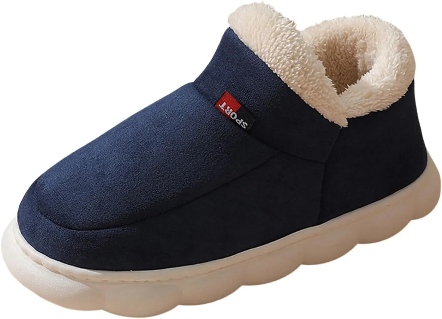 Slippers for Women Fashion Fuzzy Slippers Indoor Thickened For Non-Slip Warm House Shoes Indoor Outdoor Warm Slippers
