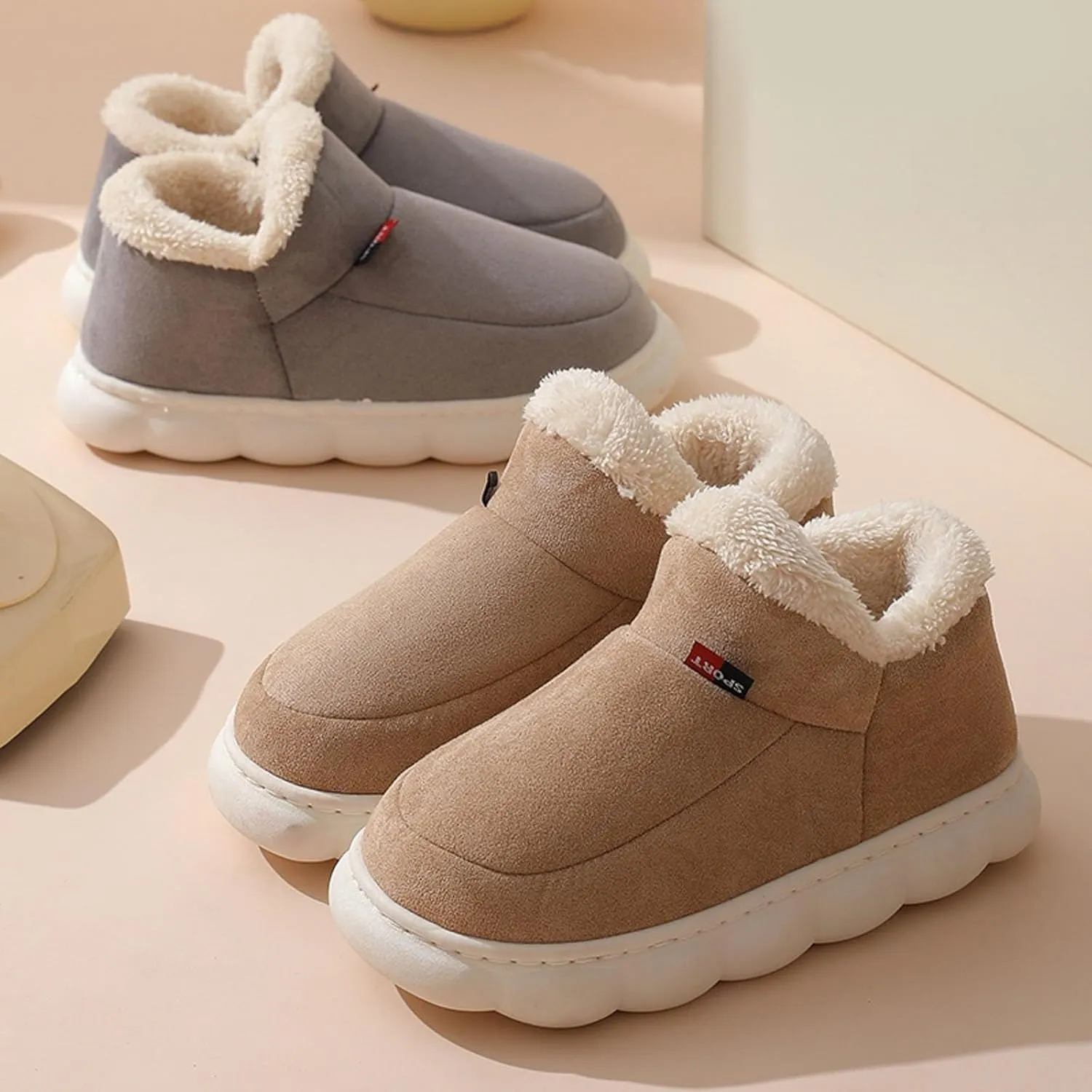 Slippers for Women Fuzzy Slippers Indoor Slippers Comfy Non Slip Durable Warm Slippers House Shoes Indoor Outdoor