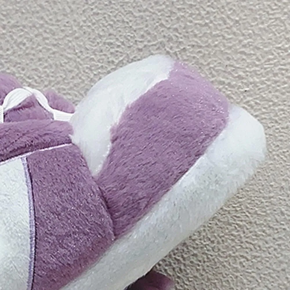 Sneaker Slippers Non Slip Sole Indoor House Plush Slippers Unisex Indoor Floor Cotton Shoes