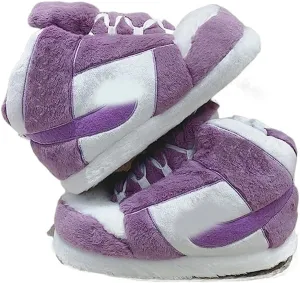 Sneaker Slippers Non Slip Sole Indoor House Plush Slippers Unisex Indoor Floor Cotton Shoes