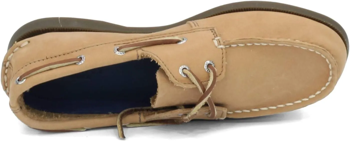 Sperry Kids Boys Authentic Original Slip On Boat Casual Shoes - Beige