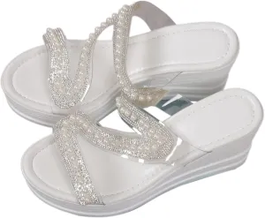 Summer Thick Heeled Slippers for Women Wear Sexy High Heeled Ladies Sandals Fish Mouth Sandals Non Slip Slippers