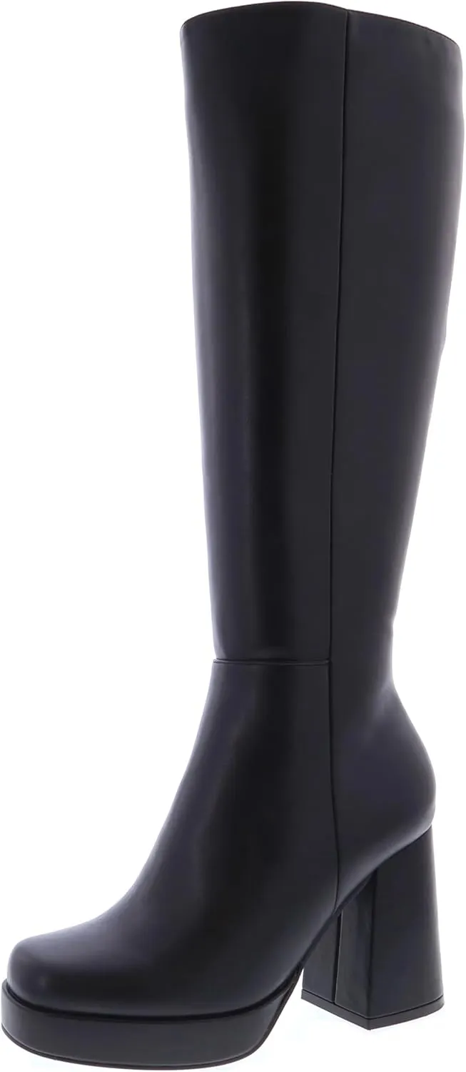 TruFox Knee High Platform Boots Chunky Heel Boots