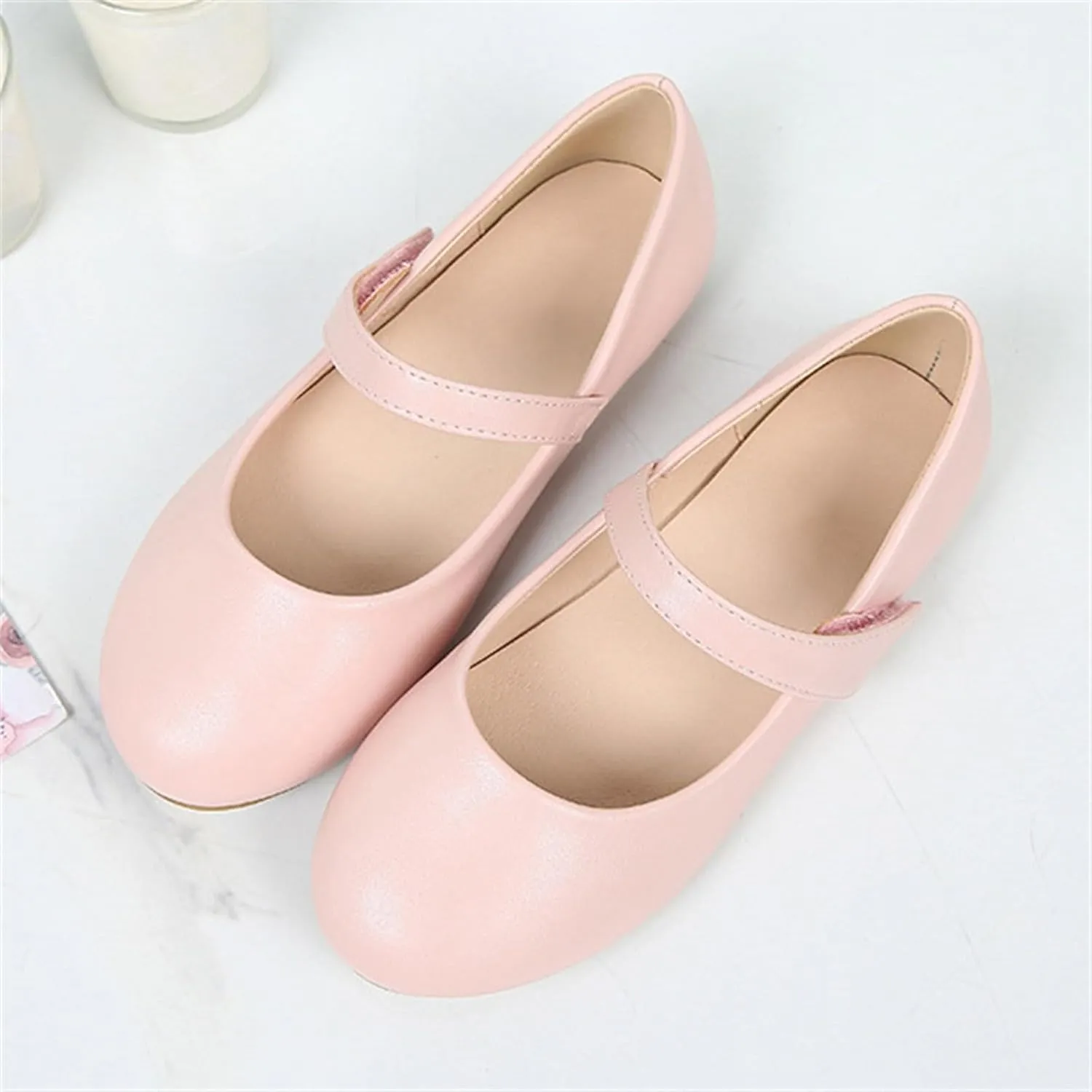 Unisex-Child Dressy Ballet Shoes Toddler Girl Leather Dress Shoes Closed Toe Mary Jane Flat Water Shoes for Toddlers