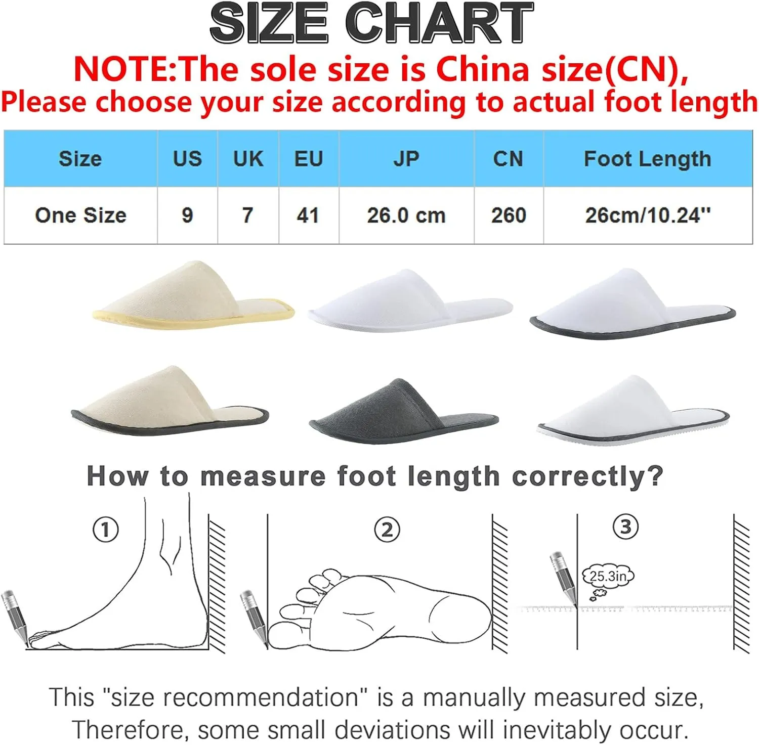 Unisex Disposable Slippers Non-Slip Washable Home Slippersf or Women and Men Hotel Guests Party Travel Spa Slippers