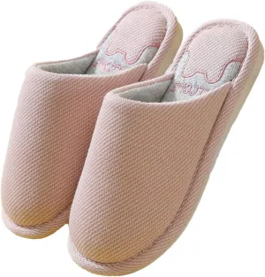 Unisex Home Slippers Fall Winter Anti-slip Shoes Comfy Soft Indoor Bedroom Slides Cozy House Slippers for Women Men