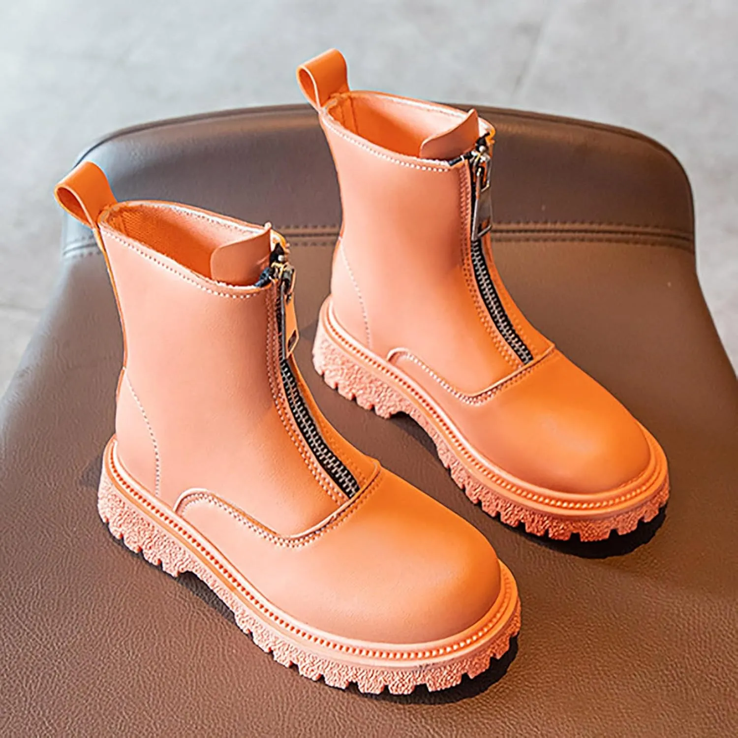 Winter Warm Hiking Snow Boots Fur Lined Waterproof Ankle Shoes Non-Slip Walking Shoes Outdoor Faux Fur Booties