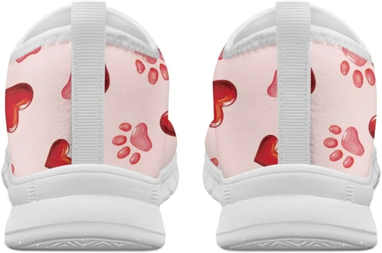Women Slip On Walking Shoes Trendy Casual Shoes Novelty Workout Shoes