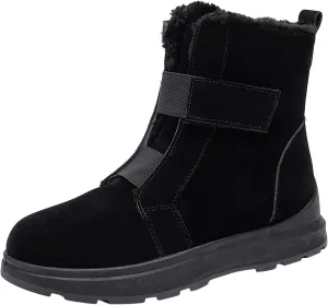 Women Snow Boots Winter Shoes Winter Warm Ankle Booties with Fur Lined Lining Outdoor Slip on Waterproof Short Boots