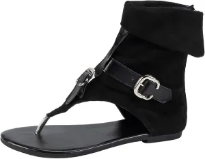 Women Summer Flat Sandals Clip Toe Slip On Denim Thong Flip Flops Casual Ankle Short Booties Comfortable Roman Shoes