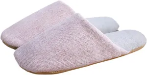 Womens Anti-Skid Home Silent Slippers Cozy Flat Indoor House Slipper for Guests, Hotel, Spa, Travel Slip On Slippers