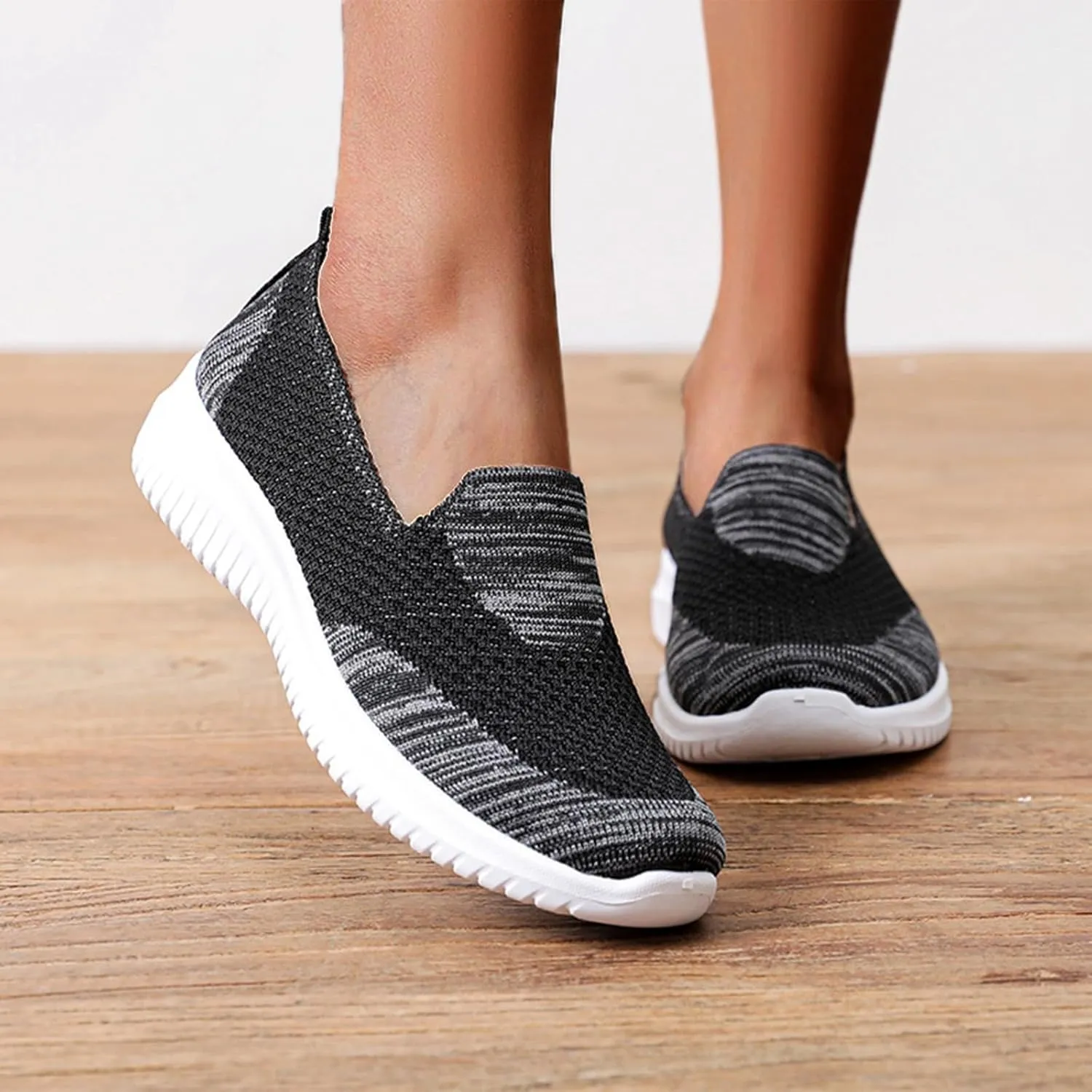 Women's Casual Shoes Breathable Mesh Comfortable Low Heel Daily Wear Spring and Summer Stylish Casual Platform
