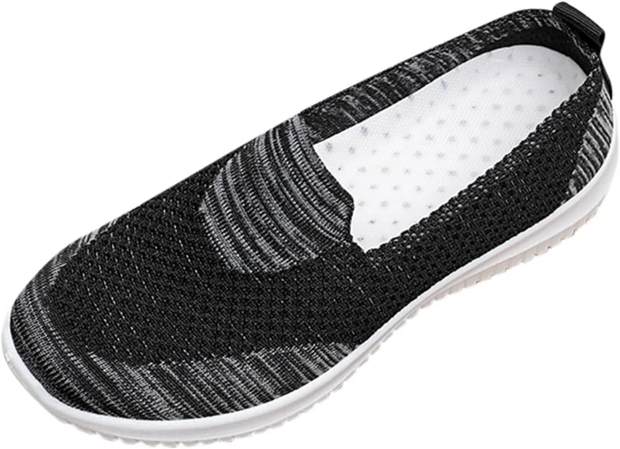 Women's Casual Shoes Breathable Mesh Comfortable Low Heel Daily Wear Spring and Summer Stylish Casual Platform