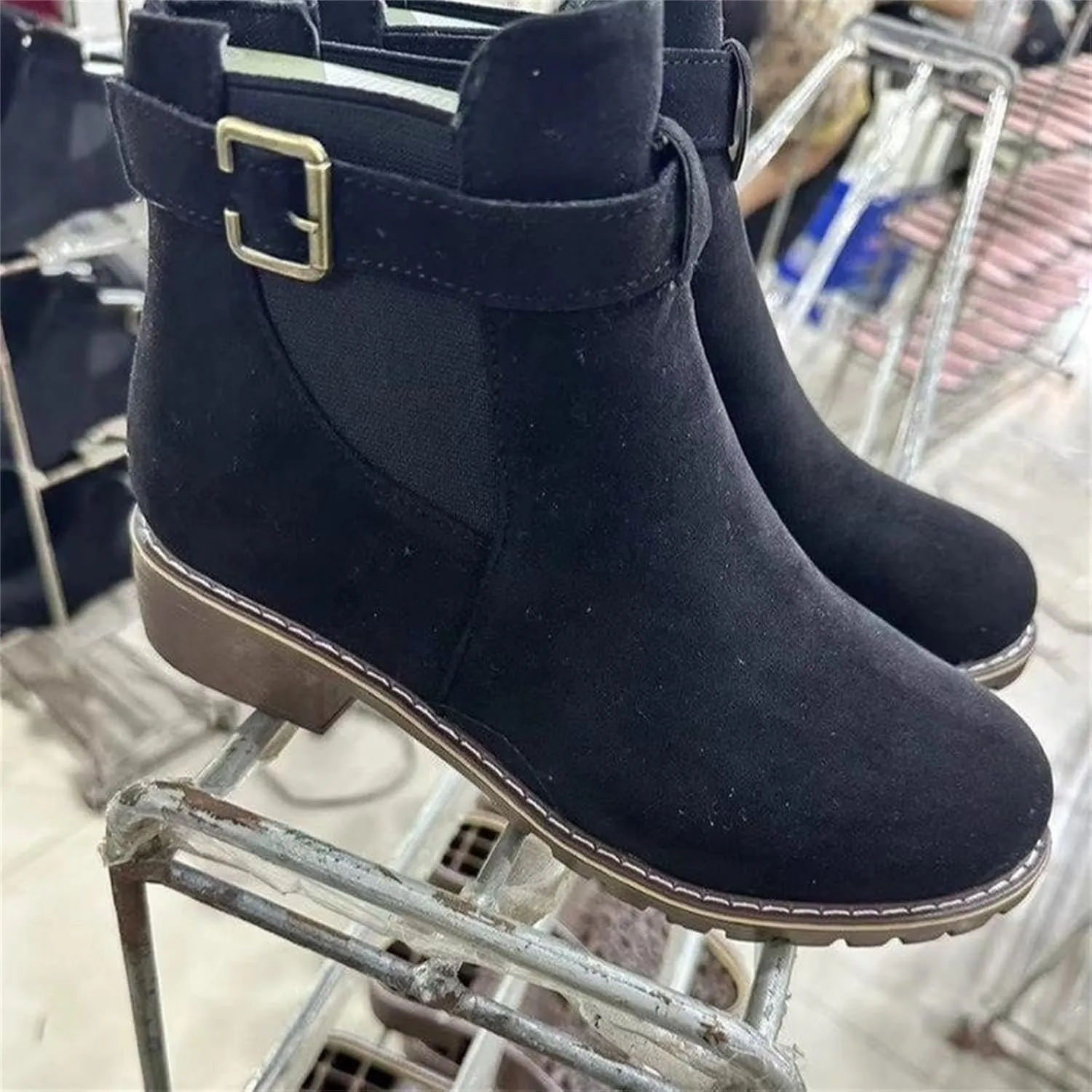 Womens Chunky Heel Booties And Boots Boots Breathable Fashion Round Head Chunky Heel Women's Boots for Women Heel Chunky