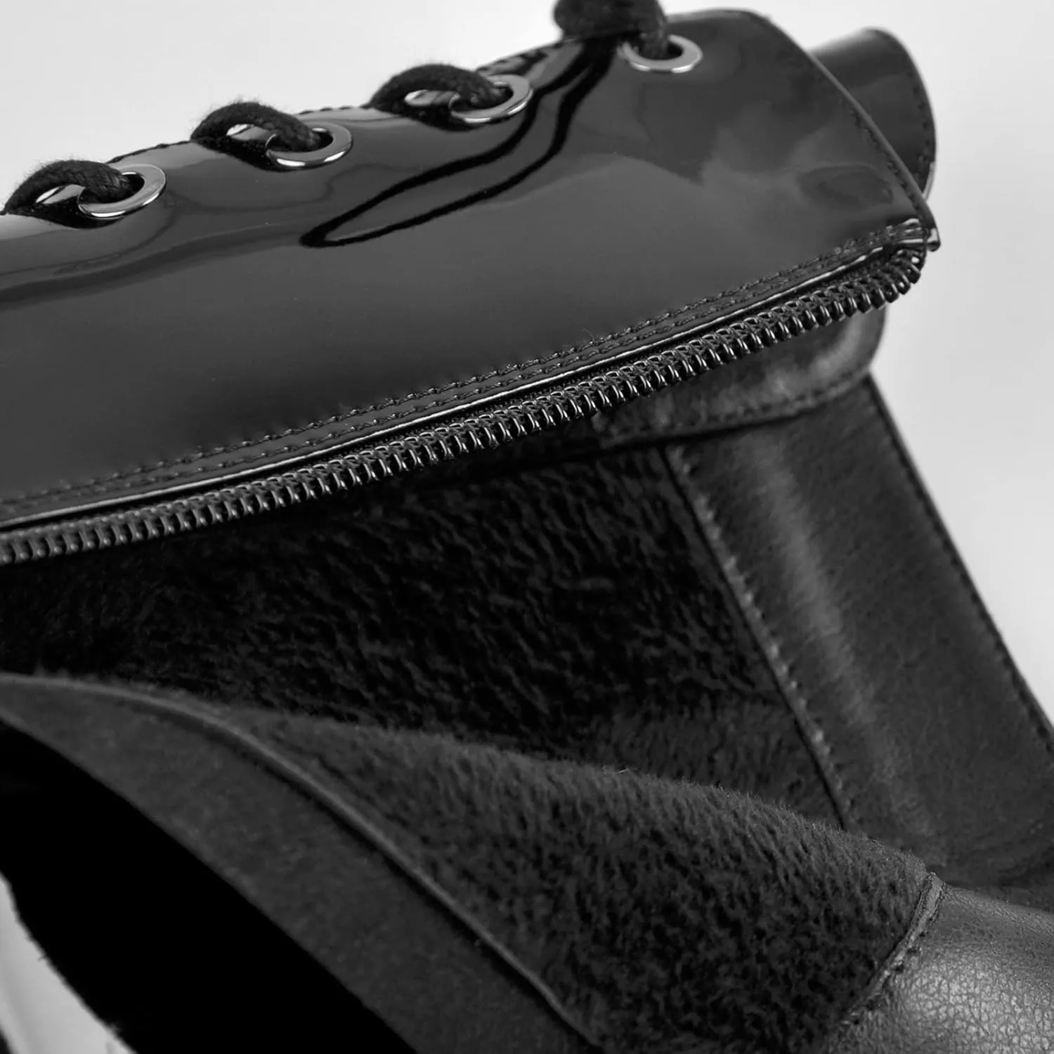 Women's Chunky Heel Knee High Platform Boots