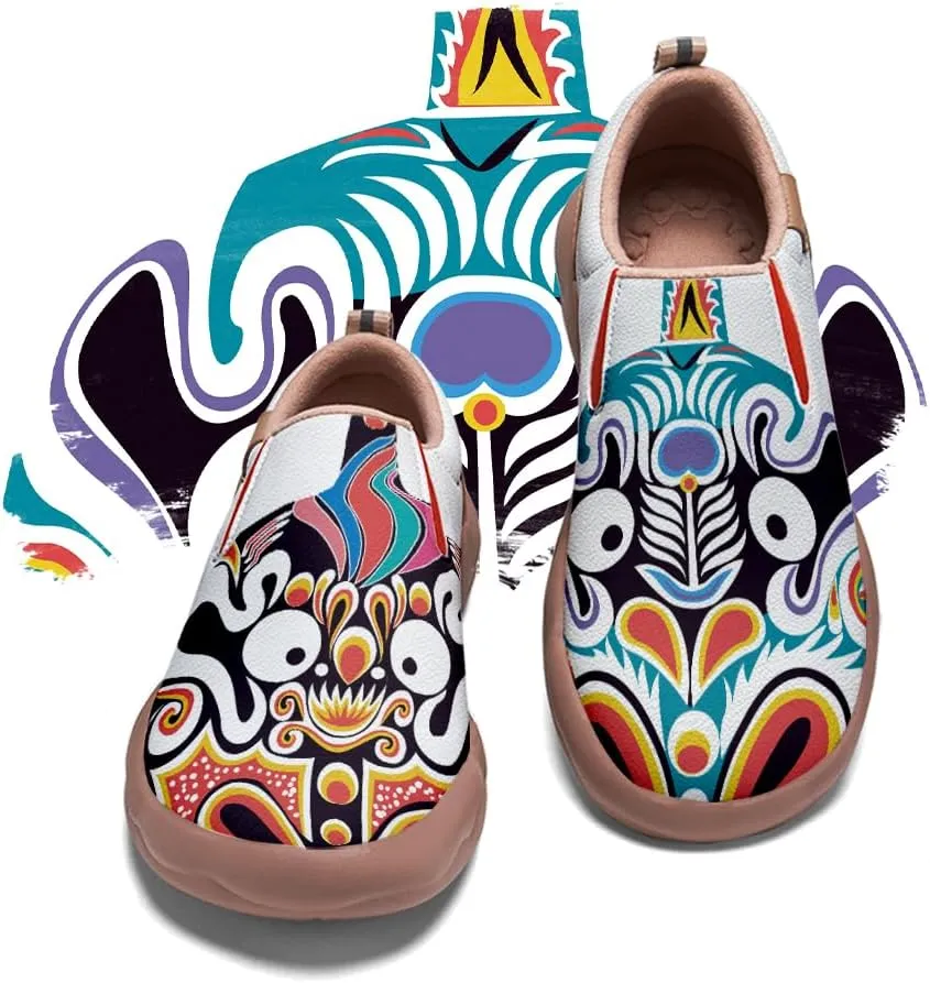 Women's Flat Walking Shoes Slip On Travel Loafers Casual Painted Art Fashion Sneakers Ladies Outdoor Holiday Shoe