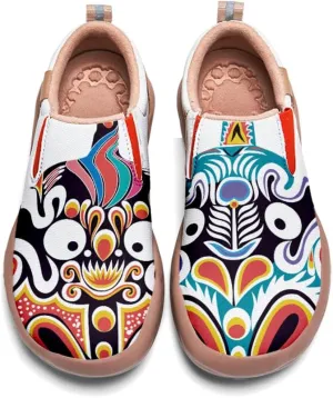 Women's Flat Walking Shoes Slip On Travel Loafers Casual Painted Art Fashion Sneakers Ladies Outdoor Holiday Shoe
