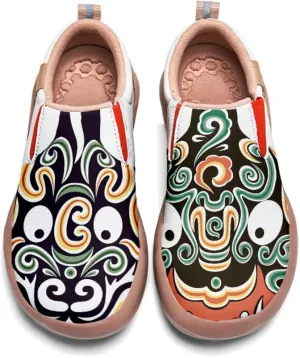Women's Flat Walking Shoes Slip On Travel Loafers Casual Painted Art Fashion Sneakers Ladies Outdoor Holiday Shoe