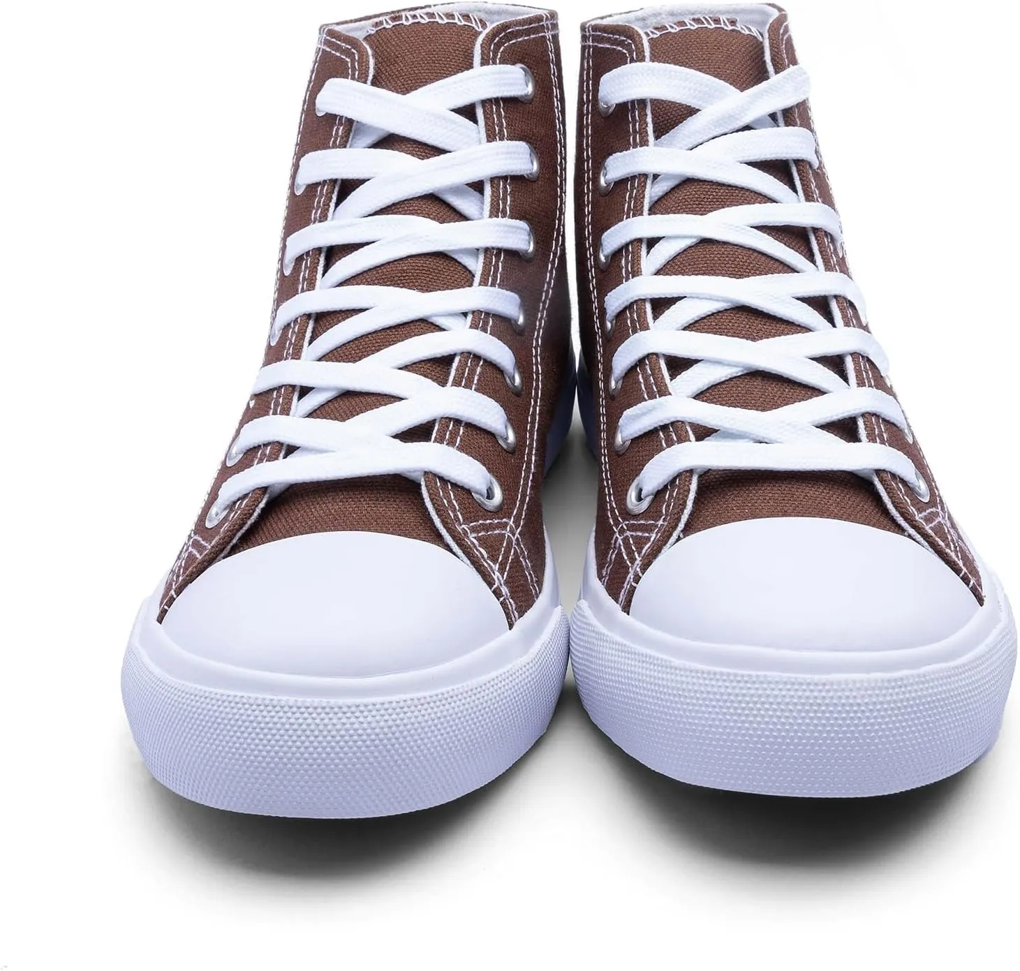 Women's High-Top Canvas Sneakers  Classic Lace-Up Casual Shoes with Extra Shoelaces  Comfortable, Stylish, and Durable
