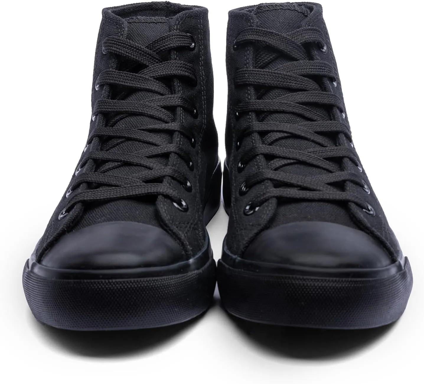 Women's High-Top Canvas Sneakers  Classic Lace-Up Casual Shoes with Extra Shoelaces  Comfortable, Stylish, and Durable