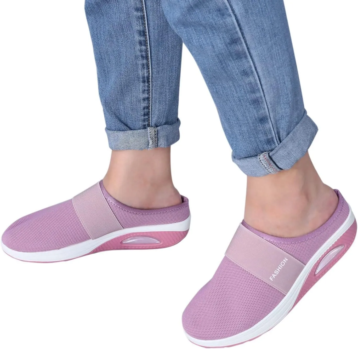 Women's Loafer Flat Mens Slip On Sneakers Wide Width Orthopedic Shoes for Women Round Toe Slip On Casual Loafers for Men Women's Fashion Sneakers Wide Width