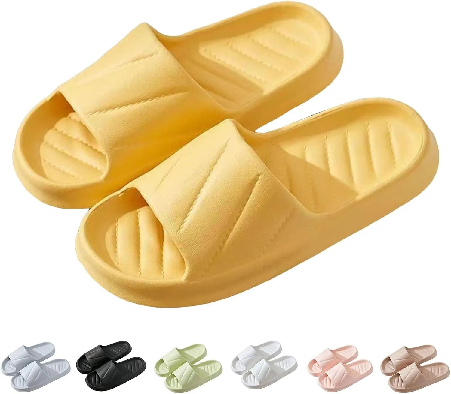 Women's Non Slip Slippers Non Slip Quick Drying Shower Slides Vacation Sandals Shower Slide Sandal for Women