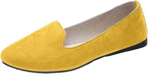 Women's Slip On Ballet Flat Shoes Comfortable Round Toe Dressy Shoe Slip On Business Casual Shoes Driving Flats
