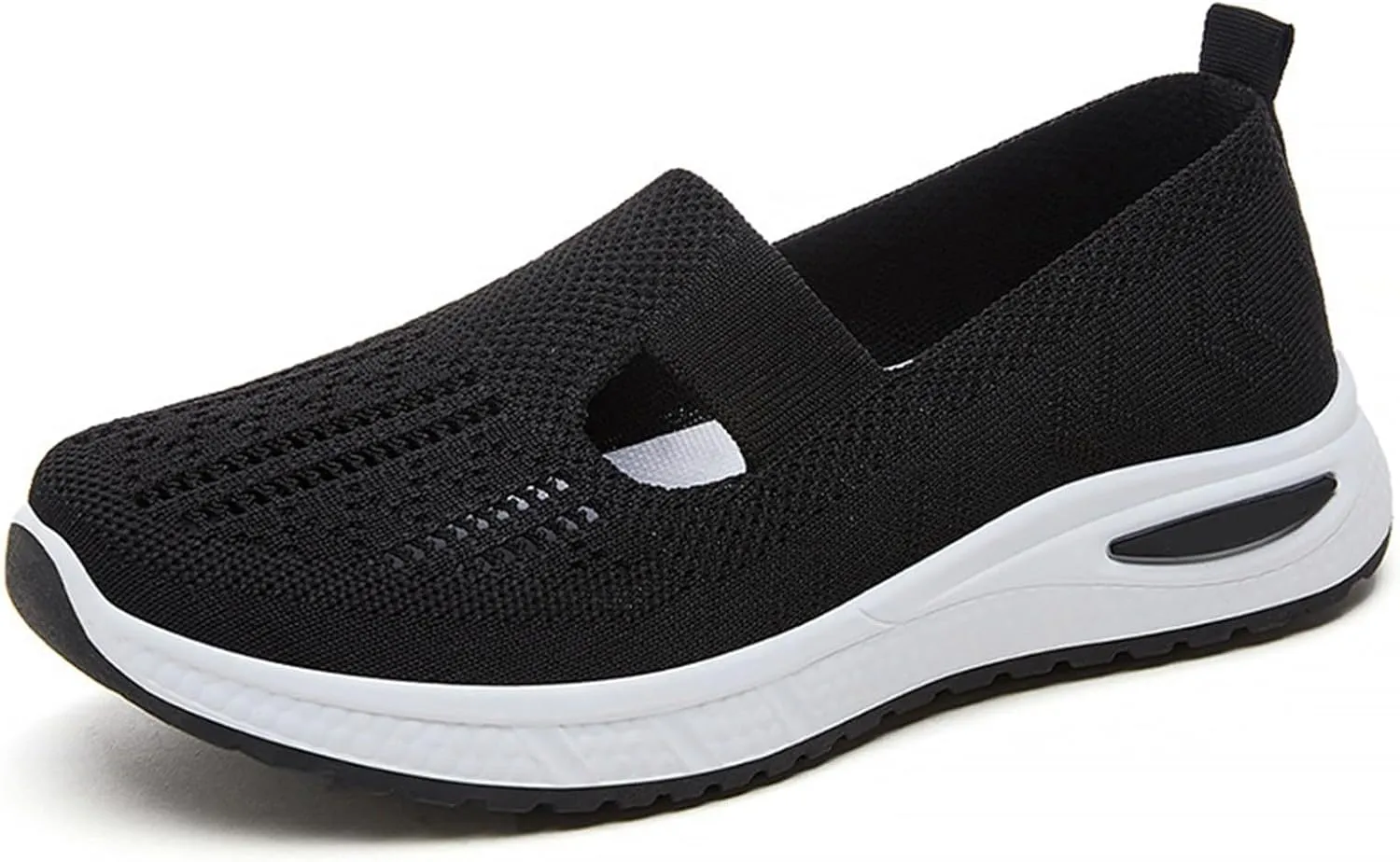Women's Slip on Sneakers Shoes Woven Orthopedic Non Slip Work Shoes Women Wide Width Dress Casual Shoes Wedge Sneakers Waterproof Tennis Shoe Cross Trainer Shoe