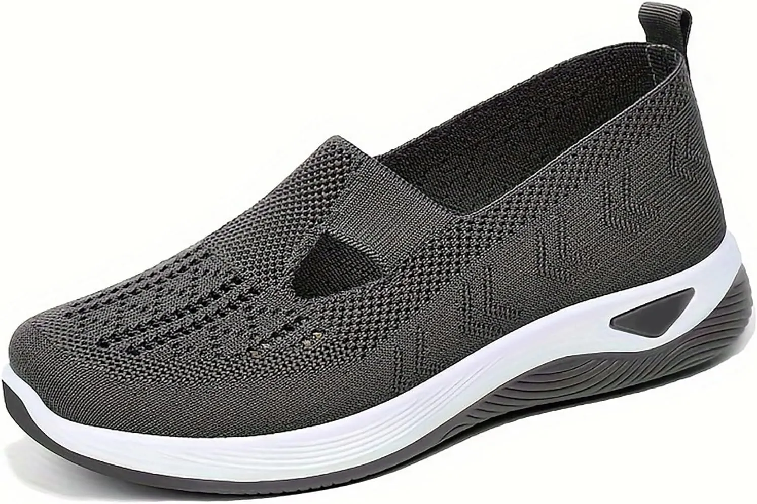 Women's Slip on Sneakers Shoes Woven Orthopedic Running Shoes for Men Lightweight Dressy Casual Shoes Dress Sneakers Black Tennis Shoe Casual Loafers