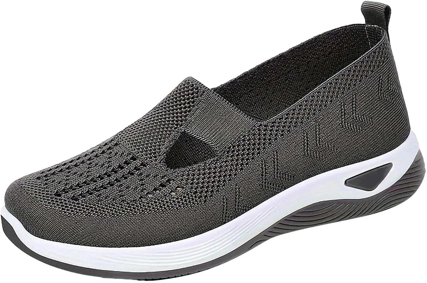 Women's Slip on Sneakers Shoes Woven Orthopedic Running Shoes for Men Lightweight Dressy Casual Shoes Dress Sneakers Black Tennis Shoe Casual Loafers