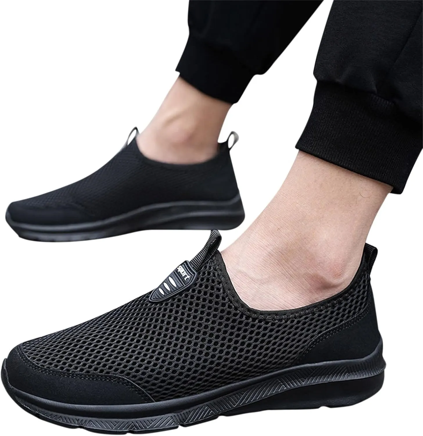 Womens Slip On Walking Shoes Non Slip Running Shoes Womens Running Shoes Lightweight Slip On Shoes Casual Chunky Sneakers Steel Toe Tennis Shoe White Loafers