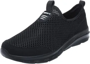 Womens Slip On Walking Shoes Non Slip Running Shoes Womens Running Shoes Lightweight Slip On Shoes Casual Chunky Sneakers Steel Toe Tennis Shoe White Loafers
