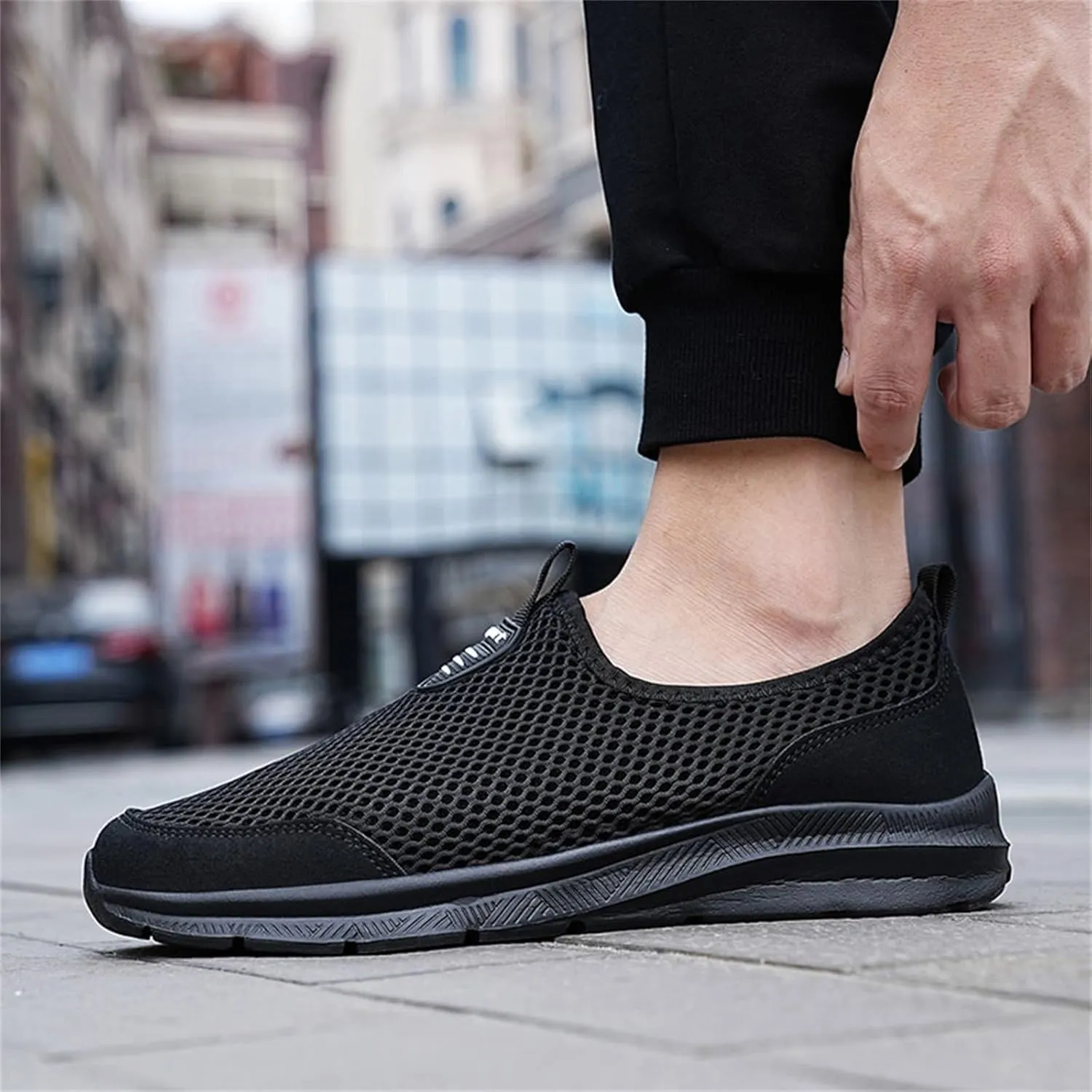 Womens Slip On Walking Shoes Non Slip Running Shoes Womens Running Shoes Lightweight Slip On Shoes Casual Chunky Sneakers Steel Toe Tennis Shoe White Loafers