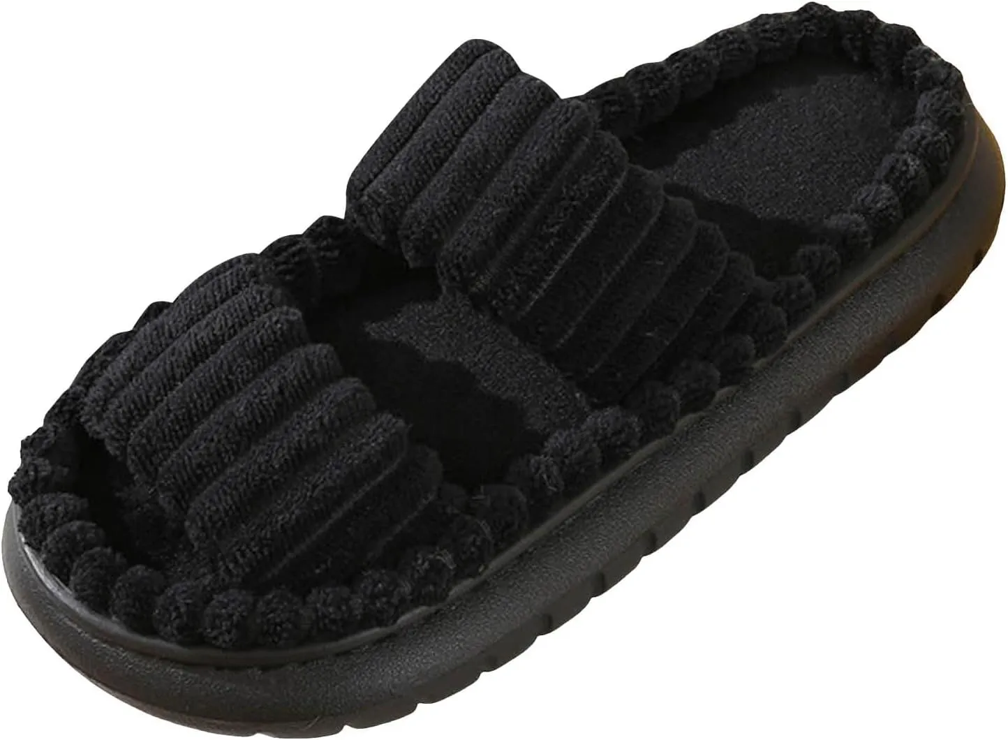 Women's Slippers Memory Foam Breathable Slippers Open Toe Winter Soft Indoor and Women J Slides