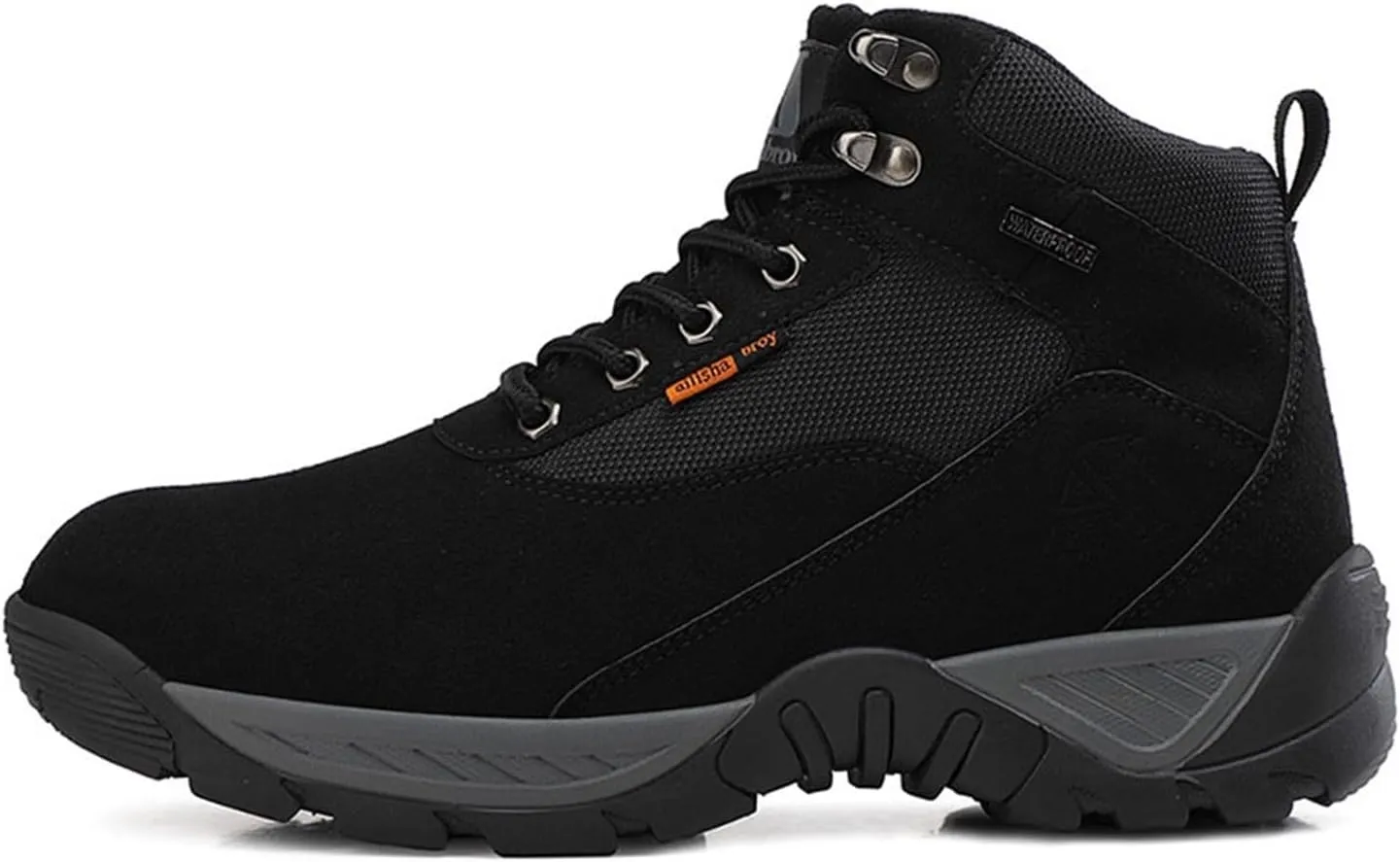 Wygwlg Mens Lightweight Tactical Military Boots, Men Outdoor Lace up Non Slip Shock Absorption Sole Breathable Combat Boots, Fashion Hiking Work Boots, for Work, Security, Motorcycle, Combat